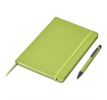 Hibiscus Notebook & Pen Set Lime
