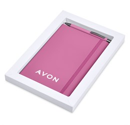promo: Hibiscus Notebook & Pen Set (Pink)!