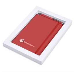 promo: Hibiscus Notebook & Pen Set (Red)!