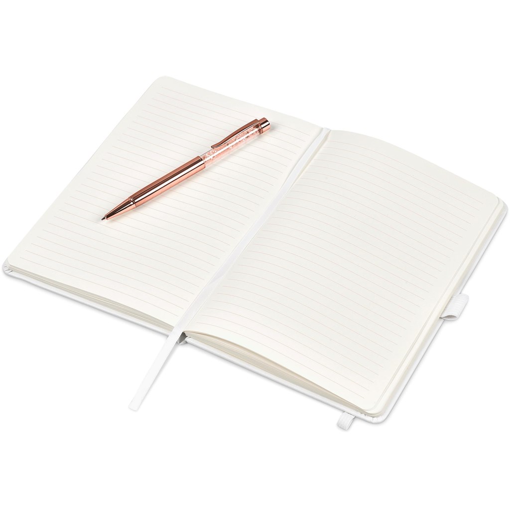 Hailford Notebook & Pen Set - White