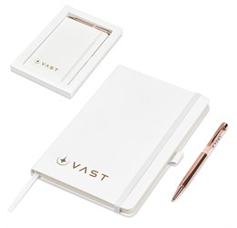promo: Hailford Notebook & Pen Set (Solid White)!