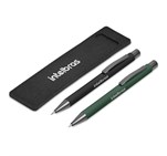 Oberlin Ball Pen & Pencil Set Dark Green