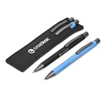 Oberlin Ball Pen & Pencil Set Light Blue