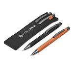 Oberlin Ball Pen & Pencil Set Orange