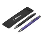 Oberlin Ball Pen & Pencil Set Purple