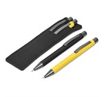 Oberlin Ball Pen & Pencil Set Yellow