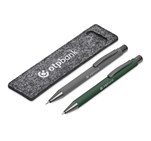 Omaha Ball Pen & Pencil Set Dark Green