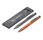 Omaha Ball Pen & Pencil Set Orange