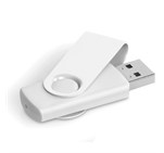 Axis Gyro White Flash Drive - 32GB Solid White