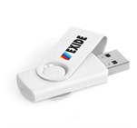 Axis Gyro Flash Drive - 8GB Solid White