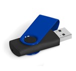 Axis Gyro Black Flash Drive - 4GB Blue