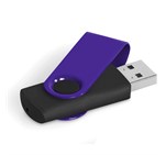 Axis Gyro Black Flash Drive - 4GB Purple