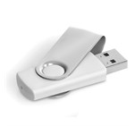 Axis Gyro White Flash Drive - 4GB GF-AM-627-B_GF-AM-627-B-MIX-SW-S-NO-LOGO