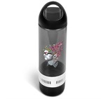 Bandit Plastic Water Bottle & Bluetooth Speaker - 500ml Solid White