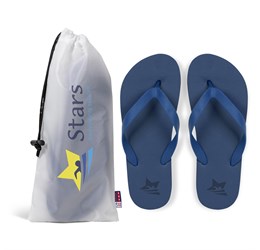 Maldives Unisex Flip Flops - Navy