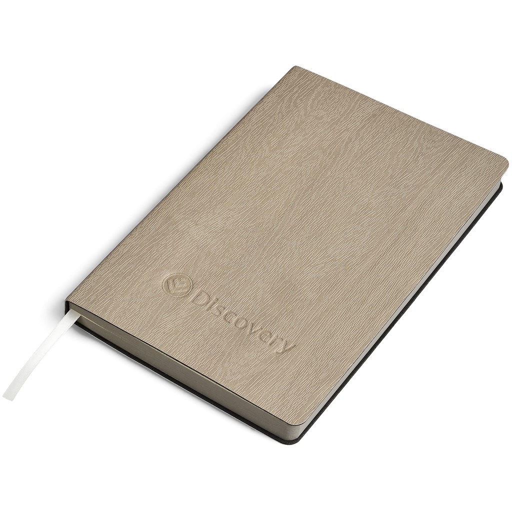 Oakridge Soft Cover Notebook & Pen Set - Beige