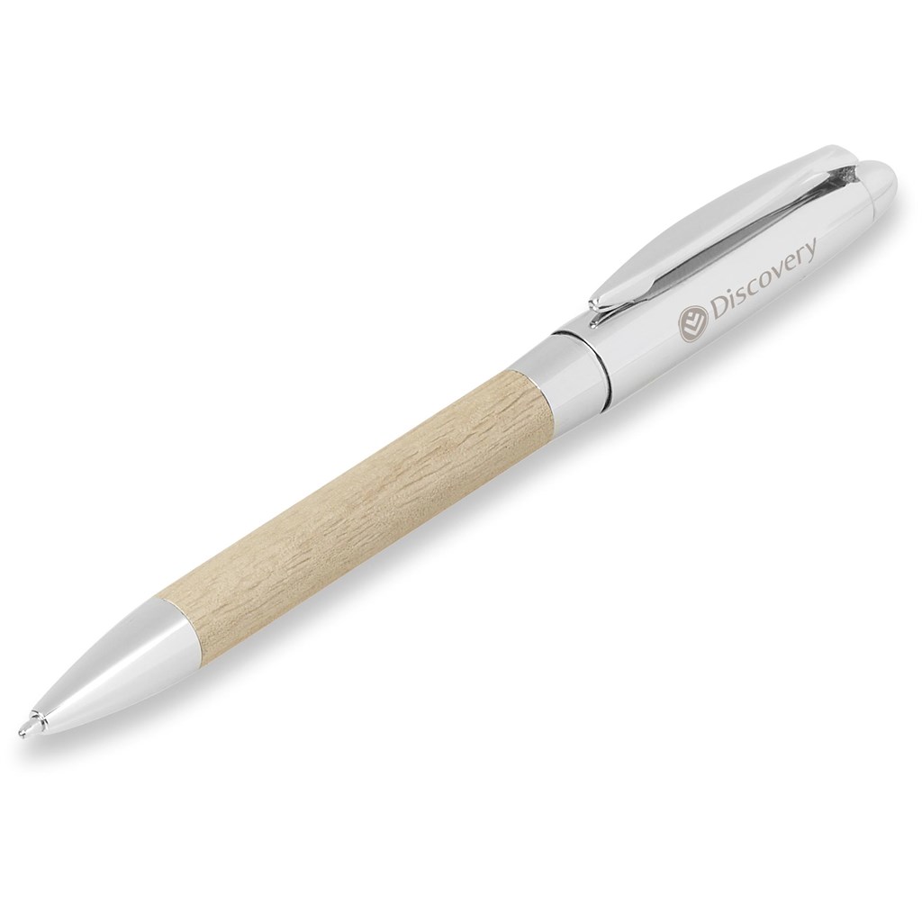 Oakridge Soft Cover Notebook & Pen Set - Beige