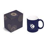 Omega Mug in Bianca Custom Gift Box Navy