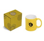 Omega Mug in Bianca Custom Gift Box Yellow