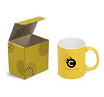 Omega Mug in Bianca Custom Gift Box Yellow