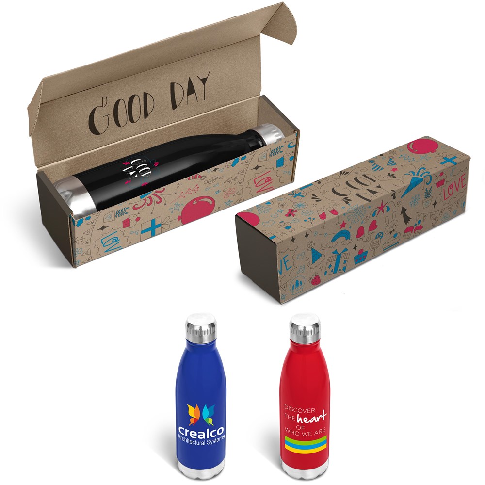 Omega Bottle in Bianca Custom Gift Box