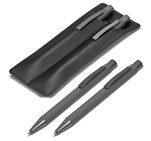 Omega Ball Pen & Pencil Set Grey