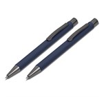 Omega Ball Pen & Pencil Set Navy