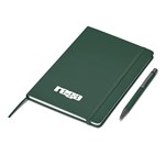 Viola Notebook & Pen Set Dark Green