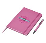 Viola Notebook & Pen Set Pink