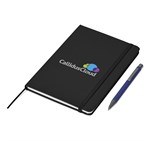 Dahlia Notebook & Pen Set Blue
