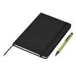Dahlia Notebook & Pen Set Lime