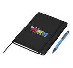 Dahlia Notebook & Pen Set Light Blue