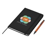 Dahlia Notebook & Pen Set Orange