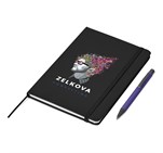 Dahlia Notebook & Pen Set Purple