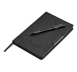 Alex Varga Onassis Notebook & Pen Set Gun Metal