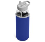 Kooshty Sipper Neo Glass Water Bottle – 850ml Blue