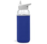 Kooshty Sipper Neo Glass Water Bottle – 850ml Blue