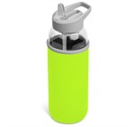 Kooshty Sipper Neo Glass Water Bottle – 850ml Lime