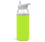 Kooshty Sipper Neo Glass Water Bottle – 850ml Lime