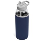 Kooshty Sipper Neo Glass Water Bottle – 850ml Navy