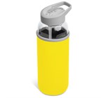 Kooshty Sipper Neo Glass Water Bottle – 850ml Yellow