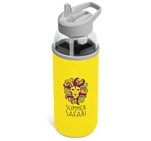 Kooshty Sipper Neo Glass Water Bottle – 850ml Yellow