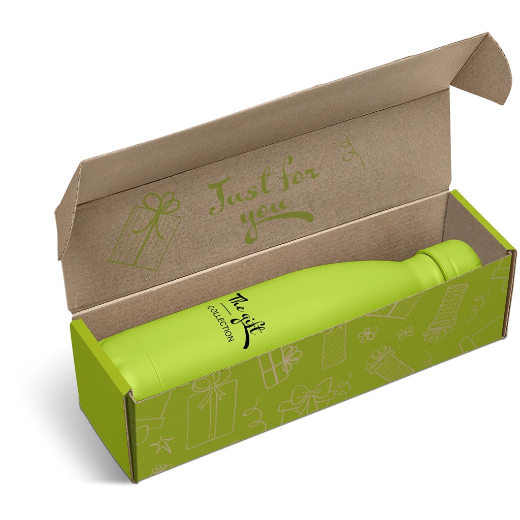 Wahoo Bottle in Bianca Custom Gift Box - Lime