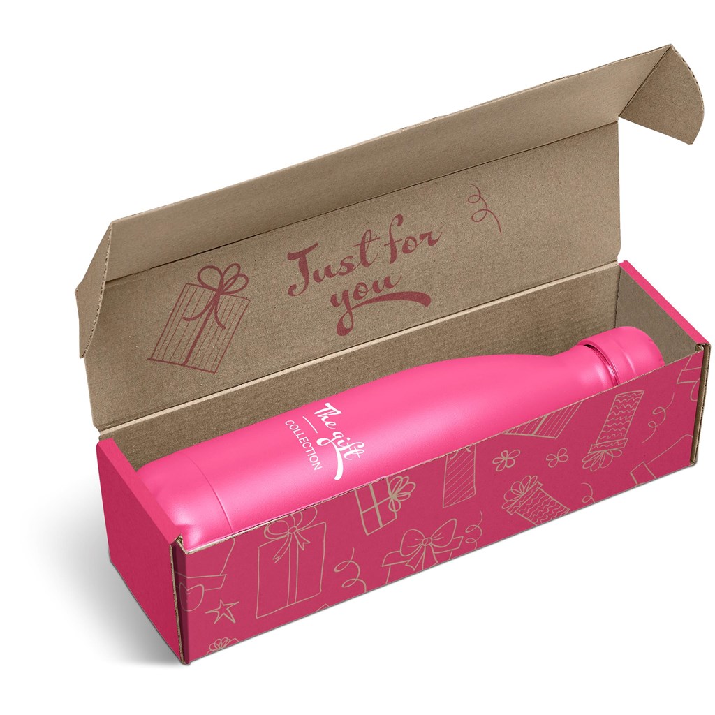 Wahoo Bottle in Bianca Custom Gift Box - Pink