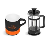 Kooshty Mixalot Black Koffee Set Orange