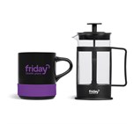 Kooshty Mixalot Black Koffee Set Purple