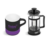 Kooshty Mixalot Black Koffee Set Purple