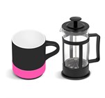 Kooshty Mixalot Black Koffee Set Pink