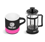 Kooshty Mixalot Black Koffee Set Pink