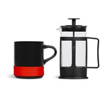 Kooshty Mixalot Black Koffee Set Red